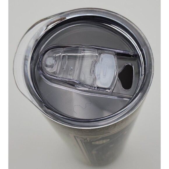 Death Tarot Card Grim Reaper Moth Gothic 20 oz Tumbler With Lid & Straw New - Picture 7 of 9